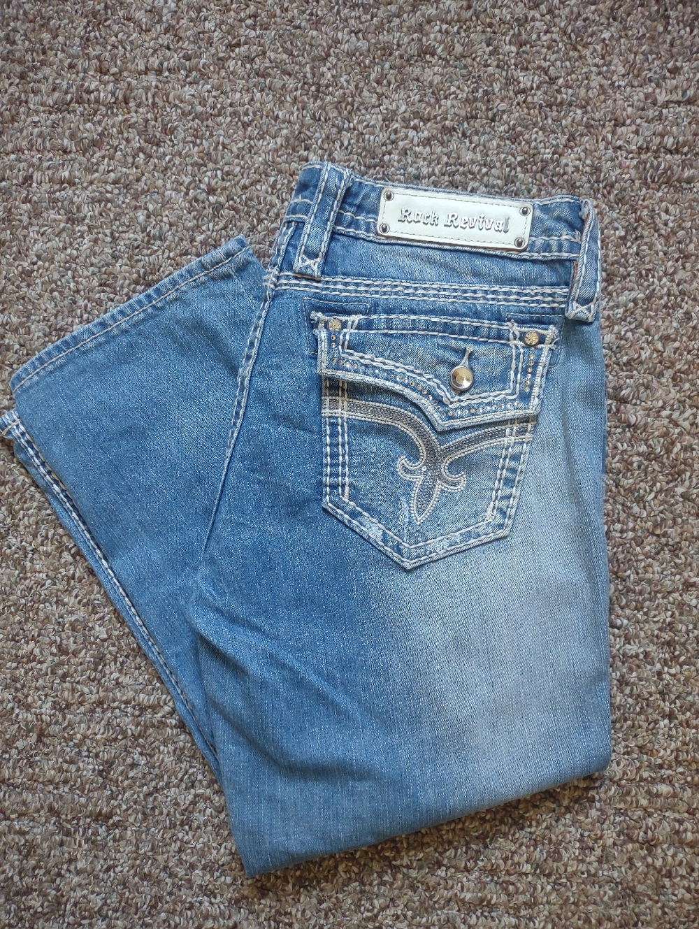 Rock Revival Capri Jeans 31